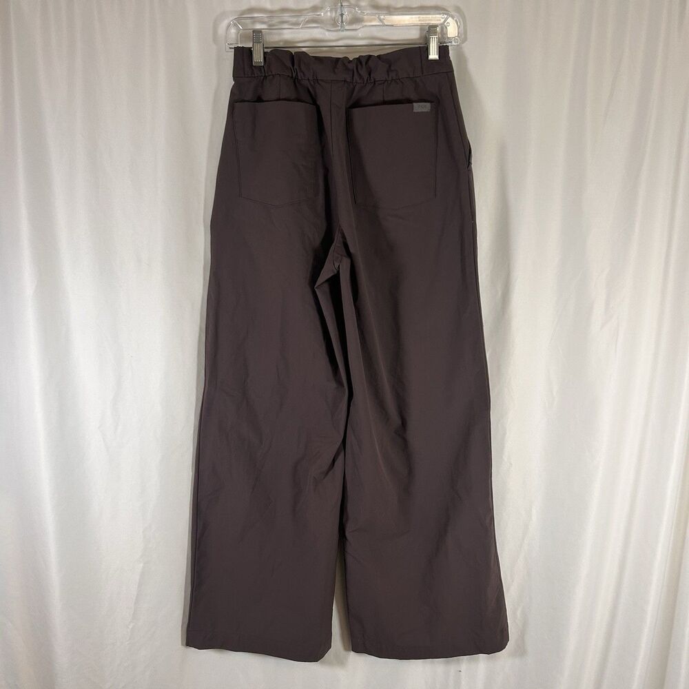 Figs Pro Pants Women's XS Solid Purple Pleated Pockets Nylon Blend Snap Zip - Picture 6 of 9